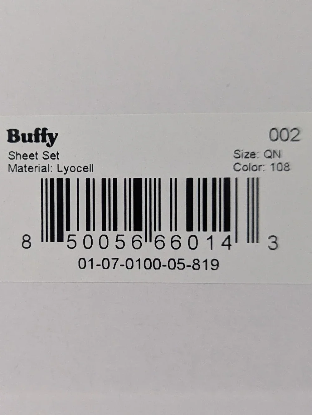 Buffy Breeze Lyocell Queen Sheet Set Blush New In Box
